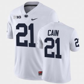 #21 Noah Cain College Football Penn State Nittany Lions Limited Men White Jersey 186246-179