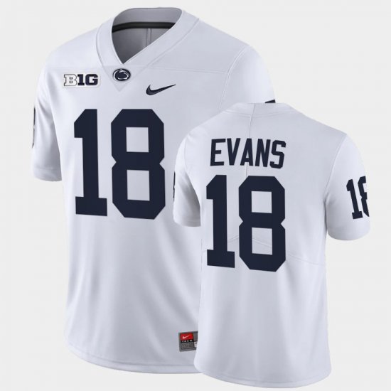 #18 Omari Evans College Football PSU Limited Men White Jersey 711050-690