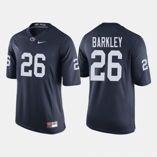 #26 Saquon Barkley College Football Nittany Lions Men\'s Navy Jersey 941768-306