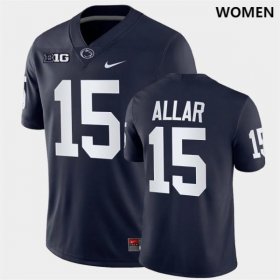 #15 Drew Allar Nittany Lions Football Women Navy Jersey 133405-898