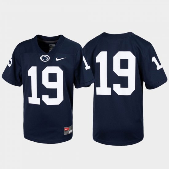 #19 Untouchable Penn State Nittany Lions Football Youth Navy Jersey 224606-623