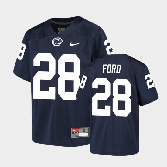 #28 Devyn Ford Alumni Penn State Youth Navy Jersey 845212-759