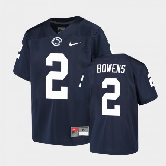 #2 Micah Bowens Alumni Penn State Youth Navy Jersey 511793-943