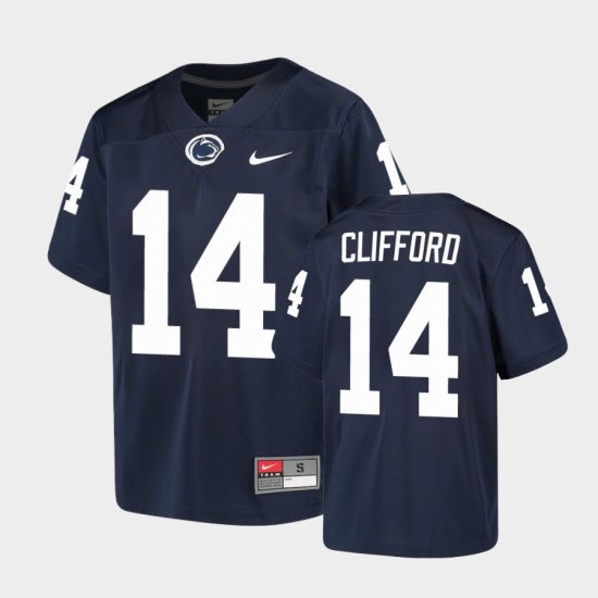 #14 Sean Clifford Alumni Penn State Youth Navy Jersey 324310-952