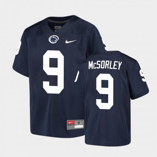 #9 Trace McSorley Alumni Penn State Youth Navy Jersey 563609-378